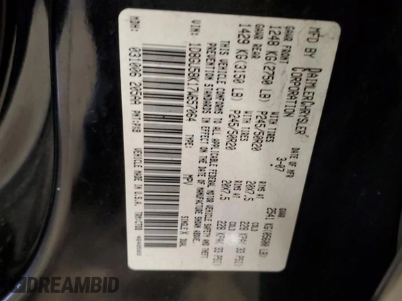 2007 Dodge Nitro SLT z VIN 1D8GU58K17W657064, wystawiony jako Copart lot #53133925 z przebiegiem 126 106 mil mil oraz Szkoda całkowita • Salvage title. Historia ofert i sprzedaży dostępna na DreamBid. Obrazek 13.