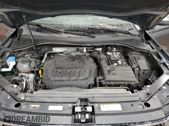 2023 Volkswagen Tiguan SE with VIN 3VVMB7AX1PM011274, listed as a Copart auction lot 48601205 with 17,831 mi miles and Non repairable. Bid and sale history available at DreamBid. Image 12.