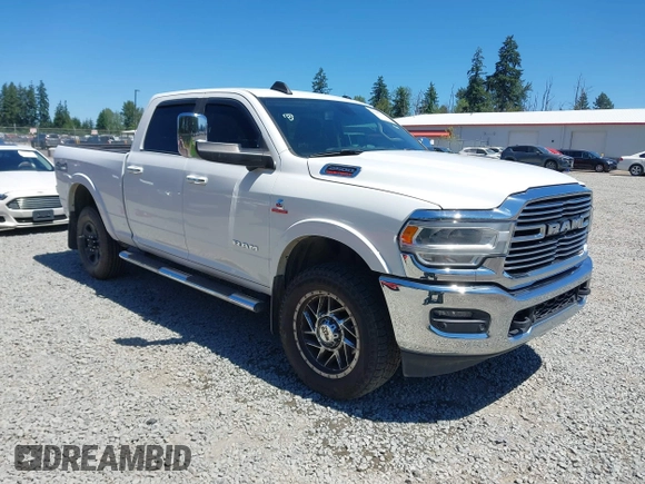 2019 Ram 2500 Laramie z VIN 3C6UR5FL9KG727505, wystawiony jako IAAI lot #42460333 z przebiegiem 27 987 mil mil oraz . Historia ofert i sprzedaży dostępna na DreamBid. Obrazek 1.