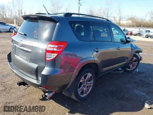 2011 Toyota RAV4 Sport with VIN JTMRF4DV6B5045551, listed as a IAAI auction lot 41822319 with 207,349 mi miles. Bid and sale history available at carsss.com. Image 4.
