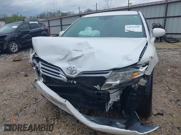 2012 Toyota Venza LE with VIN 4T3ZK3BB2CU046401, listed as a IAAI auction lot 41922545 with 167,679 mi miles. Bid and sale history available at carsss.com. Image 6.