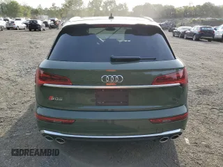 2023 Audi SQ5 Premium Plus with VIN WA1B4AFYXP2017560, listed as a Copart auction lot 72750824 with 14,447 mi miles and Salvage Title. Bid and sale history available at carsss.com. Image 6.