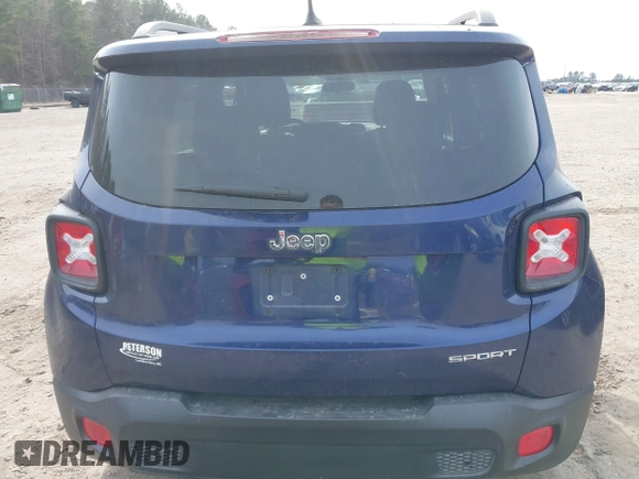 2016 Jeep Renegade Sport with VIN ZACCJAAT0GPD41914, listed as a IAAI auction lot 41463960 with 152,655 mi miles and . Bid and sale history available at DreamBid. Image 15.
