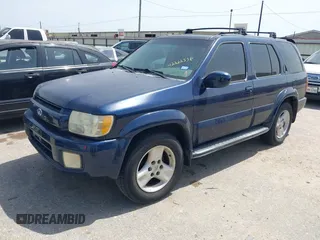 2003 Infiniti QX4 z VIN JNRDR09X03W252081, wystawiony jako IAAI lot #42262536 z przebiegiem 155 093 mil mil oraz . Historia ofert i sprzedaży dostępna na DreamBid. Obrazek 2.