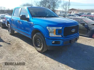 2019 Ford F-150 XL with VIN 1FTEW1EP1KKC27611, listed as a IAAI auction lot 41231264 with 58,909 mi miles. Bid and sale history available at carsss.com. Image 1.