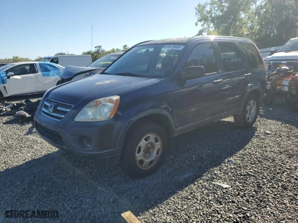 2005 Honda CR-V LX with VIN JHLRD78525C051870, listed as a Copart auction lot 49576685 with 253,705 mi miles and Non Repairable. Bid and sale history available at carsss.com. Image 1.