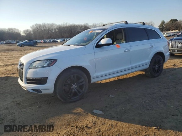 2012 Audi Q7 3.0L TDI Premium Plus with VIN WA1LMAFE0CD009461, listed as a Copart auction lot 88027175 with 0 mi miles and Salvage Title. Bid and sale history available at carsss.com. Image 1.