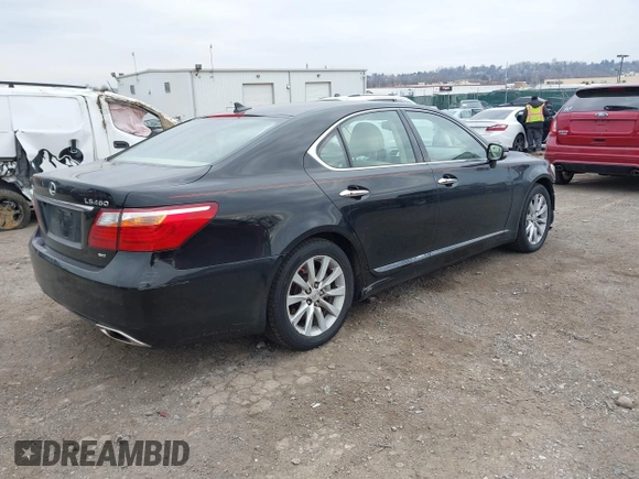 2010 Lexus LS 460 with VIN JTHCL5EF5A5005275, listed as a IAAI auction lot 41683548 with 143,779 mi miles and . Bid and sale history available at DreamBid. Image 4.