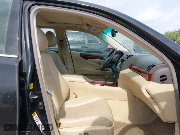 2008 Lexus LS 460 with VIN JTHBL46FX85054924, listed as a IAAI auction lot 42161278 with 1 mi miles. Bid and sale history available at carsss.com. Image 5.