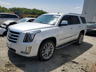 2019 Cadillac Escalade Luxury z VIN 1GYS4BKJXKR215263, wystawiony jako Copart lot #58552765 z przebiegiem 118 382 mil mil oraz Szkoda całkowita • Salvage title. Historia ofert i sprzedaży dostępna na DreamBid. Obrazek 1.