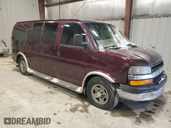 2005 Chevrolet Express Cargo Van YF7 Upfitter with VIN 1GBFG15T151204195, listed as a Copart auction lot 44330135 with 120,189 mi miles and Clean Title. Bid and sale history available at carsss.com. Image 4.