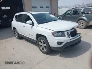 2017 Jeep Compass High Altitude with VIN 1C4NJCEB1HD212246, listed as a IAAI auction lot 42095253 with 123,834 mi miles. Bid and sale history available at carsss.com. Image 1.