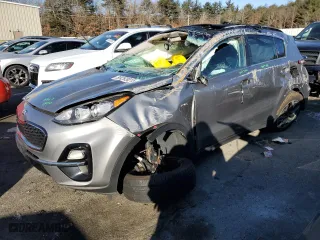 2020 Kia Sportage EX with VIN KNDPNCAC2L7657291, listed as a Copart auction lot 89293015 with 0 mi miles and Salvage Title. Bid and sale history available at carsss.com. Image 1.