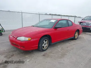 2005 Chevrolet Monte Carlo LS with VIN 2G1WW12E959167244, listed as a IAAI auction lot 41988348 with 1 mi miles. Bid and sale history available at carsss.com. Image 2.
