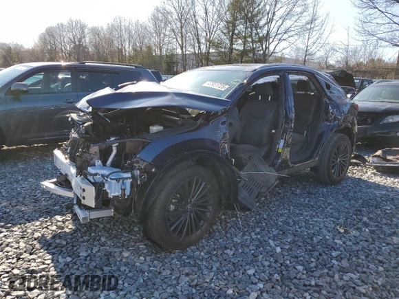 2024 Lexus RX with VIN 2T2BAMCA6RC077424, listed as a Copart auction lot 47951725 with 0 mi miles and Salvage Title. Bid and sale history available at carsss.com. Image 1.