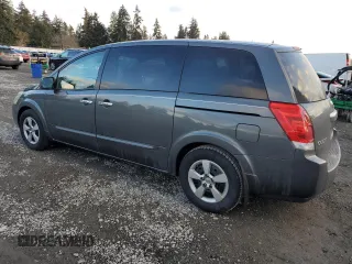 2008 Nissan Quest S with VIN 5N1BV28U08N108433, listed as a Copart auction lot 44432975 with 157,729 mi miles and Salvage Title. Bid and sale history available at carsss.com. Image 2.