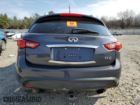 2010 Infiniti FX z VIN JN8AS1MW5AM854595, wystawiony jako Copart lot #43969035 z przebiegiem Nie podano mil oraz Szkoda całkowita • Salvage title. Historia ofert i sprzedaży dostępna na DreamBid. Obrazek 6.