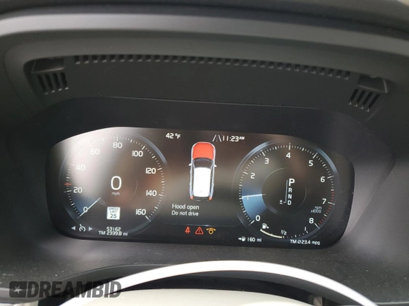 2020 Volvo XC60 Momentum with VIN YV4A22RKXL1418320, listed as a Copart auction lot 87628265 with 53,162 mi miles and Salvage title. Bid and sale history available at DreamBid. Image 9.