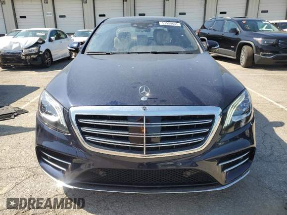2019 Mercedes-Benz S 560 z VIN WDDUG8DBXKA450717, wystawiony jako Copart lot #53989545 z przebiegiem 25 621 mil mil oraz Szkoda całkowita • Salvage title. Historia ofert i sprzedaży dostępna na DreamBid. Obrazek 5.