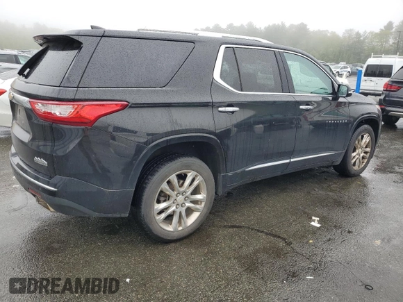 2018 Chevrolet Traverse High Country with VIN 1GNEVKKW7JJ270172, listed as a Copart auction lot 55871125 with 126,179 mi miles and Clean Title. Bid and sale history available at carsss.com. Image 3.