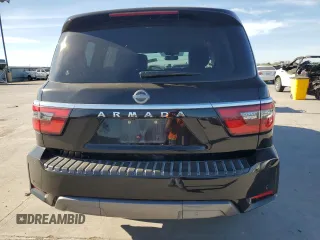 2023 Nissan Armada SV with VIN JN8AY2AD8P9693887, listed as a Copart auction lot 50410685 with 30,355 mi miles and Salvage title. Bid and sale history available at DreamBid. Image 6.