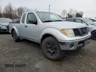 2005 Nissan Frontier LE with VIN 1N6AD06W35C434095, listed as a Copart auction lot 82559744 with 136,085 mi miles and Salvage title. Bid and sale history available at DreamBid. Image 4.