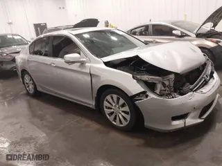 2015 Honda Accord Sedan EX-L with VIN 1HGCR2F86FA008393, listed as a IAAI auction lot 41877301 with 148,383 mi miles. Bid and sale history available at carsss.com. Image 1.