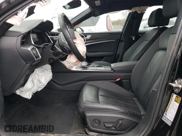 2020 Audi A6 Premium Plus with VIN WAUE8AF24LN089167, listed as a Copart auction lot 85999294 with 38,658 mi miles and Salvage Title. Bid and sale history available at carsss.com. Image 7.