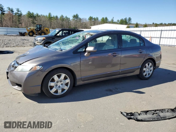 2009 Honda Civic LX z VIN 19XFA16559E016389, wystawiony jako Copart lot #53934915 z przebiegiem 112 966 mil mil oraz Szkoda całkowita • Salvage title. Historia ofert i sprzedaży dostępna na DreamBid. Obrazek 1.