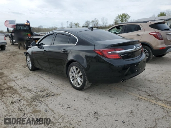2016 Buick Regal Premium II with VIN 2G4GS5GX2G9111153, listed as a Copart auction lot 53117385 with 137,863 mi miles and Salvage Title. Bid and sale history available at DreamBid. Image 2.