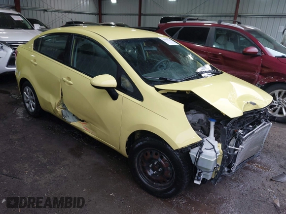 2016 Kia Rio LX with VIN KNADM4A32G6601159, listed as a IAAI auction lot 42044543 with 84,834 mi miles. Bid and sale history available at carsss.com. Image 1.