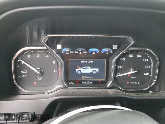 2020 GMC Sierra 1500 Denali with VIN 3GTU9FEL9LG310080, listed as a Copart auction lot 59624835 with 40,623 mi miles and Salvage title. Bid and sale history available at DreamBid. Image 9.