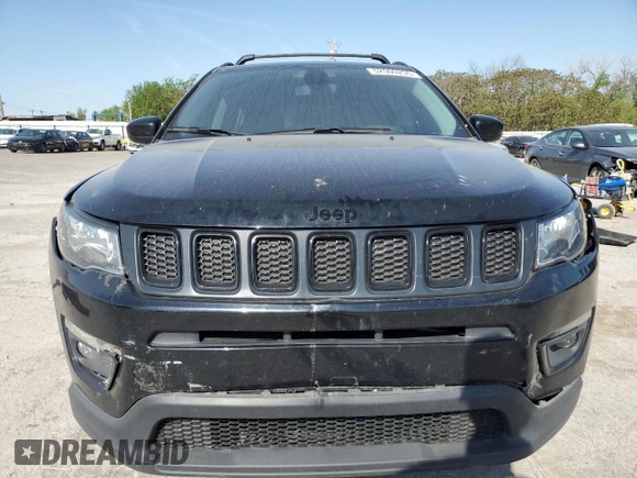 2021 Jeep Compass Altitude with VIN 3C4NJDBB5MT589662, listed as a Copart auction lot 52500255 with Not provided miles and Salvage title. Bid and sale history available at DreamBid. Image 5.