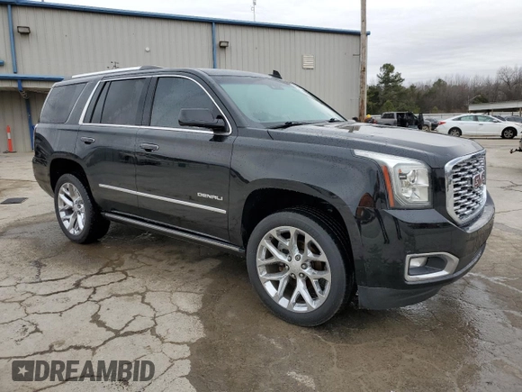 2018 GMC Yukon Denali with VIN 1GKS2CKJ9JR121234, listed as a Copart auction lot 44348605 with 116,731 mi miles and Salvage Title. Bid and sale history available at carsss.com. Image 4.