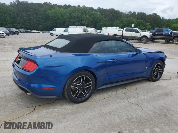 2018 Ford Mustang EcoBoost Premium with VIN 1FATP8UH3J5115516, listed as a Copart auction lot 54569685 with 73,034 mi miles and Salvage title. Bid and sale history available at DreamBid. Image 3.