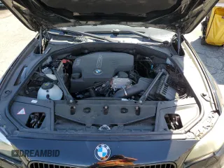 2015 BMW 5 Series 528i with VIN WBA5A5C5XFD522415, listed as a Copart auction lot 52563095 with 81,979 mi miles and Salvage Title. Bid and sale history available at carsss.com. Image 11.
