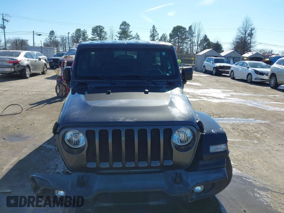 2019 Jeep Wrangler Unlimited Sport S with VIN 1C4HJXDG5KW505015, listed as a IAAI auction lot 41560088 with 54,193 mi miles and . Bid and sale history available at DreamBid. Image 12.