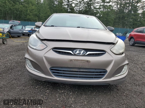 2012 Hyundai Accent GLS with VIN KMHCU4AE9CU169476, listed as a Copart auction lot 48805265 with 170,008 mi miles and Clean Title. Bid and sale history available at carsss.com. Image 5.