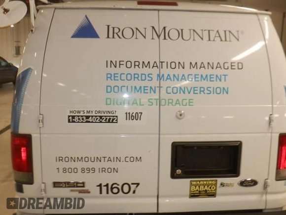2014 Ford Econoline Cargo Commercial with VIN 1FTNE1EL0EDA88502, listed as a IAAI auction lot 42031805 with 230,800 mi miles and . Bid and sale history available at carsss.com. Image 1.