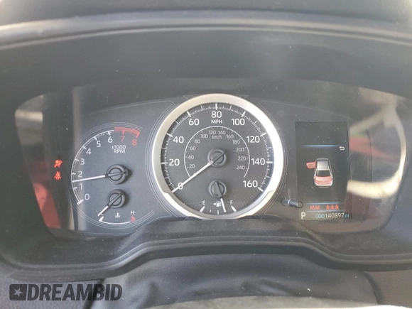 2020 Toyota Corolla LE with VIN JTDEPRAE5LJ093760, listed as a Copart auction lot 52483435 with 140,897 mi miles and Salvage Title. Bid and sale history available at DreamBid. Image 9.