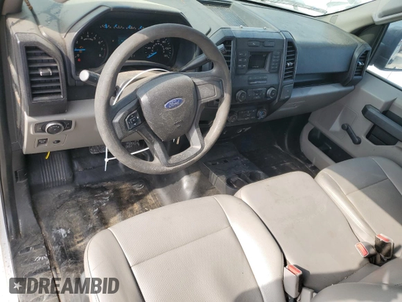 2017 Ford F-150 XL with VIN 1FTMF1C80HKE39125, listed as a Copart auction lot 56379345 with 136,264 mi miles and Clean title. Bid and sale history available at DreamBid. Image 8.