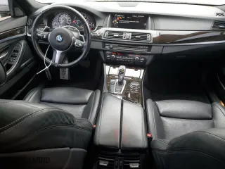 2015 BMW 5 Series 535i with VIN WBA5B1C51FD921235, listed as a Copart auction lot 50905745 with 155,484 mi miles and Salvage Title. Bid and sale history available at carsss.com. Image 8.