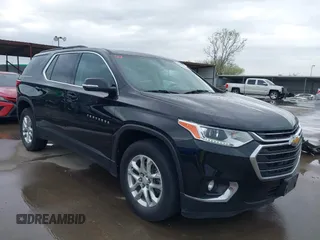 2020 Chevrolet Traverse LT Cloth z VIN 1GNERGKW9LJ300910, wystawiony jako IAAI lot #41948213 z przebiegiem 64 972 mil mil oraz . Historia ofert i sprzedaży dostępna na DreamBid. Obrazek 1.