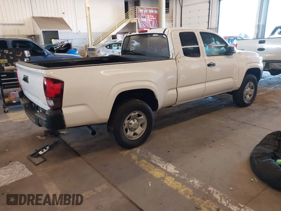2022 Toyota Tacoma SR with VIN 3TYSX5EN5NT011641, listed as a IAAI auction lot 41690101 with 17,491 mi miles and . Bid and sale history available at DreamBid. Image 4.