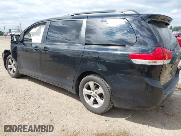 2012 Toyota Sienna LE AAS with VIN 5TDKK3DC1CS270204, listed as a IAAI auction lot 42204971 with 176,849 mi miles and . Bid and sale history available at DreamBid. Image 3.