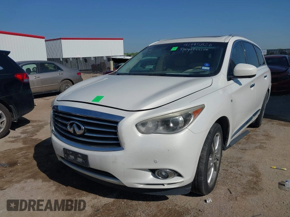 2014 Infiniti QX60 with VIN 5N1AL0MNXEC553824, listed as a IAAI auction lot 41995826 with 153,923 mi miles and . Bid and sale history available at DreamBid. Image 17.