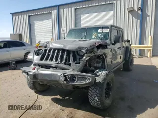 2020 Jeep Gladiator Rubicon with VIN 1C6JJTBG9LL163270, listed as a Copart auction lot 53654005 with 74,744 mi miles and Salvage title. Bid and sale history available at DreamBid. Image 13.