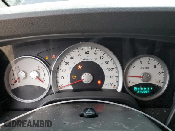 2005 Dodge Durango SLT with VIN 1D4HD48D35F513787, listed as a Copart auction lot 65563335 with 276,897 mi miles and Salvage title. Bid and sale history available at DreamBid. Image 9.