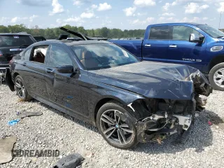 2020 BMW 7 Series 740i xDrive with VIN WBA7T4C01LCD47106, listed as a Copart auction lot 70770354 with 388 mi miles and Salvage title. Bid and sale history available at DreamBid. Image 4.