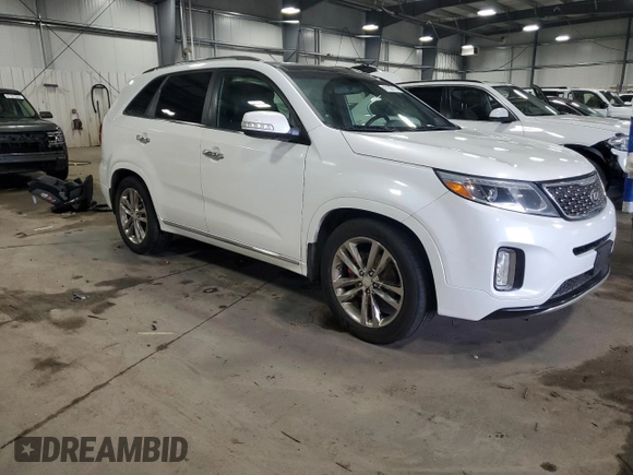 2015 Kia Sorento SX with VIN 5XYKWDA74FG576753, listed as a Copart auction lot 47130715 with 164,874 mi miles and Salvage Title. Bid and sale history available at carsss.com. Image 4.